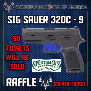 Sig Sauer 320C 9MM Raffle - Christian Hunters of America