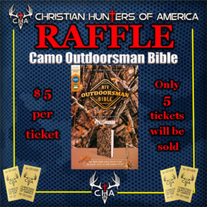 RAFFLE Camo Outdoorsman Bible