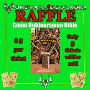 CHA Camo Outdoorsman Bible Raffle