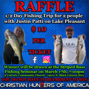 Guided 1/2 Day Fishing Trip For 2 On Lake Pleasant With Justin Patti