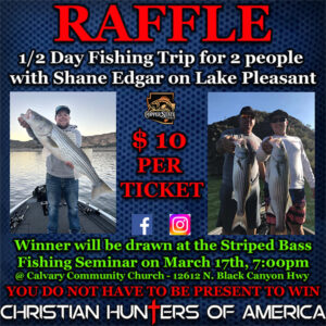 Guided 1/2 Day Fishing Trip For 2 On Lake Pleasant With Shane Edgar