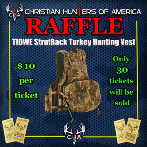 Tidwe Strutback Turkey Hunting Vest RAFFLE