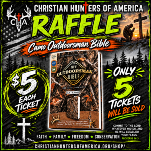 RAFFLE Camo Outdoorsman Bible