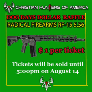 DOG DAYS DOLLAR RAFFLE Radical Firearms RF-15 5.56