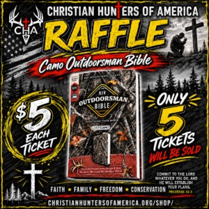 RAFFLE Camo Outdoorsman Bible