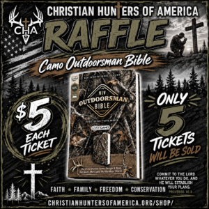 RAFFLE Camo Outdoorsman Bible